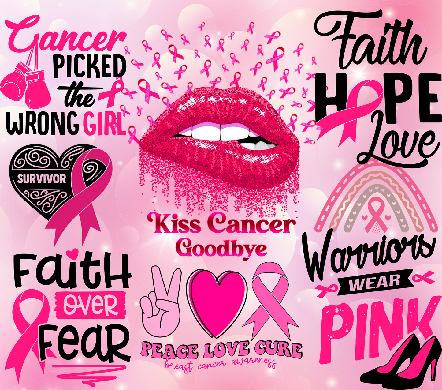 Faith and Hope Hot and Cold Tumbler