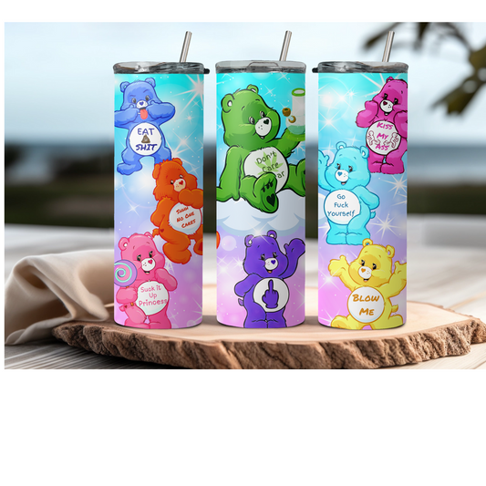 Naughty Care Bear Tumbler